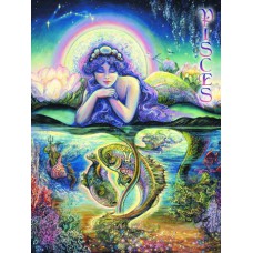 LEANIN TREE PISCES LARGE CARD